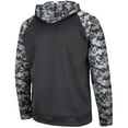 thumbnail image 4 of Men's Colosseum Charcoal Georgia Bulldogs OHT Military Appreciation Digital Camo Pullover Hoodie, 4 of 4
