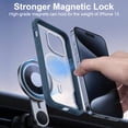thumbnail image 2 of ELEHOLD Magnetic Designed for iPhone 12 Pro Max Case, Compatible with MagSafe, Military-Grade Drop Protection Not Yellowing Clear Phone Case for iPhone 12 Pro Max with Shockproof Bumper,Blue, 2 of 6