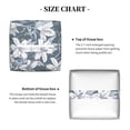 thumbnail image 5 of Kdxio Lilies Flowers Print Tissue Box Cover,Square Decorative PU Leather Facial Paper Case Organizer Holder Dispenser for Bathroom,Night Stands,Desk,Car 5.2''X5.2''X5.2'', 5 of 8