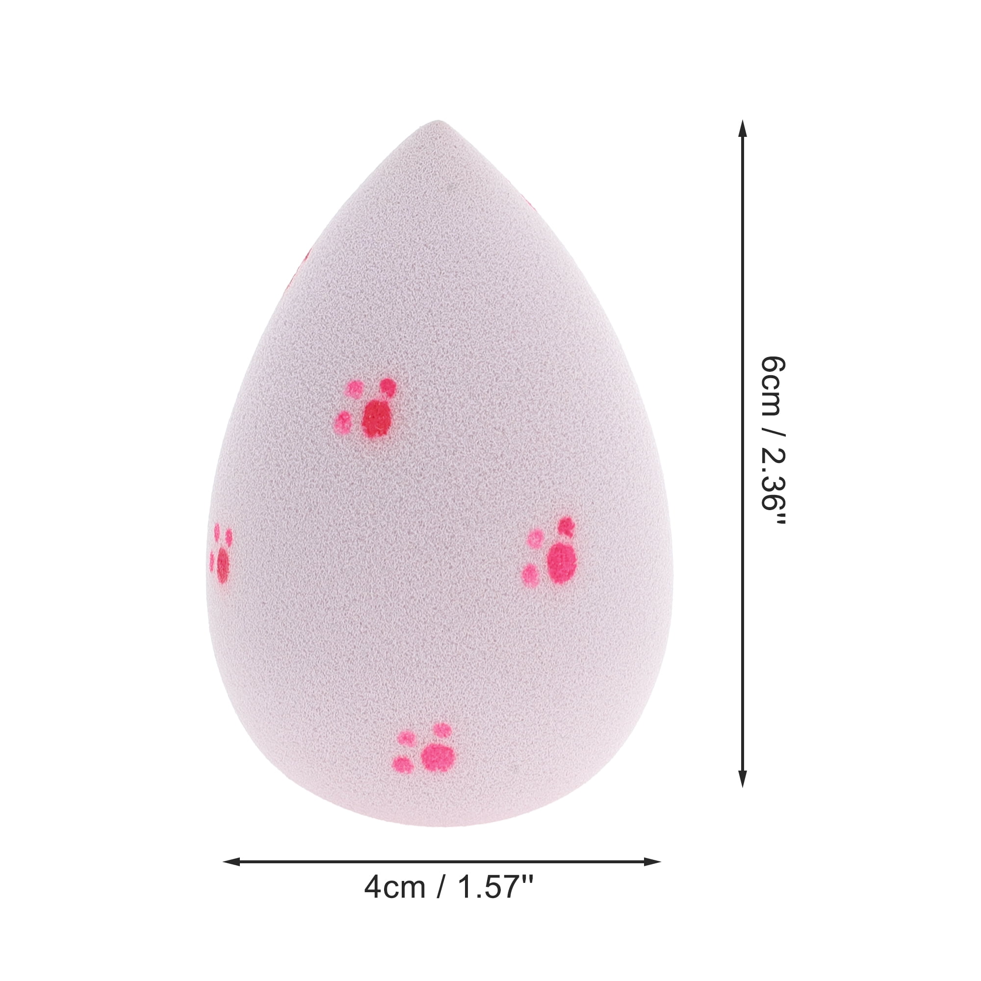 Unique Bargains 1 Pc Cat Paw Face Makeup Sponge Purple