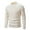 White, variant on JTieacloth Mens Sweaters Pullover Autumn And Winter New Semi High Neck Casual Sweater Base Men's Jacquard Fashion Plus Size Base Sweater(Black)
