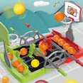 thumbnail image 1 of Mesa de juguete de baloncesto, juego de juegos de baloncesto, cesta para dedos, juego de escritorio, juguete de escritorio de baloncesto creativo para con 10 bolas, 1 of 8