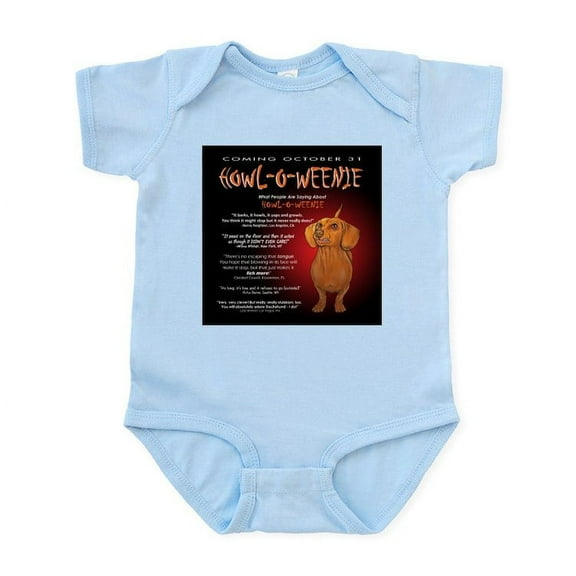 CafePress - Scary Howl O Weenie Infant Bodysuit - Baby Light Bodysuit, Size Newborn - 24 Months