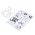thumbnail image 1 of DIY Transparent Stamps, Unique Shape Recyclable Decorative Stamps TPR Material Clear Imprint  For Photo Album For Greeting Card, 1 of 8