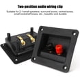 thumbnail image 2 of lanema 2Pin Junction Box External Banana Jack Speaker Amplifier Wire Clip Audio Socket, 2 of 7