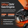 thumbnail image 3 of SuperHandy Heavy Duty Shredder & Mulcher - 3.4HP Gas Engine For Leaves,, 3 of 4