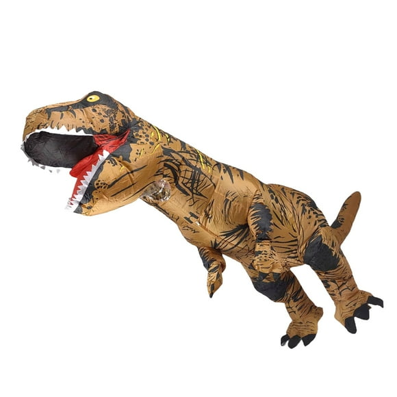 Disfraz De Dinosaurio Inflable T-Rex Disfraz Inflable Para Halloween, Cosplay, Fiestas De Navidad Y Eventos Divertidos Al Aire Libre