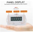 thumbnail image 4 of Digital Counter Electronic Clicker Counter Magnetic High Sensitive Row Number Xj-5j Clicker Counter White Industrial Control, 4 of 5