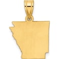 thumbnail image 5 of 14K Yellow Gold 14Ky Arkansas State Pendant (20.6 X 16.15) Made In United States xna707y-ar, 5 of 6