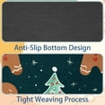 thumbnail image 4 of Gingerbread Man Square Non-Slip Rubber Bottom Printed Desk Mat Mousepad for Office and Gaming - 8.3x9.8 Inch, 4 of 6