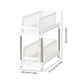 thumbnail image 3 of Cajón multiusos para debajo del fregadero | Organizador deslizante de doble capa para cocina, baño y lavandería | Plástico resistente con soporte de acero inoxidable | Fácil instalación sin, 3 of 7