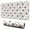 White Cow Bow, variant on Long Mouse Pads for Desk,White Cow Dot Pattern Desk Mats on Top Of Desks, Desk Mouse Pad Extra Large with 3mm Non-Slip Base and Stitched Edge for Gaming,Office,Work,Home 47.3"x23.6"