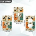 thumbnail image 7 of Yayeee Blank Wall Plate Cover 1-Gang 4.5"x2.7" Home Unused Decorative Outlet, Black Cats Reading, 7 of 7