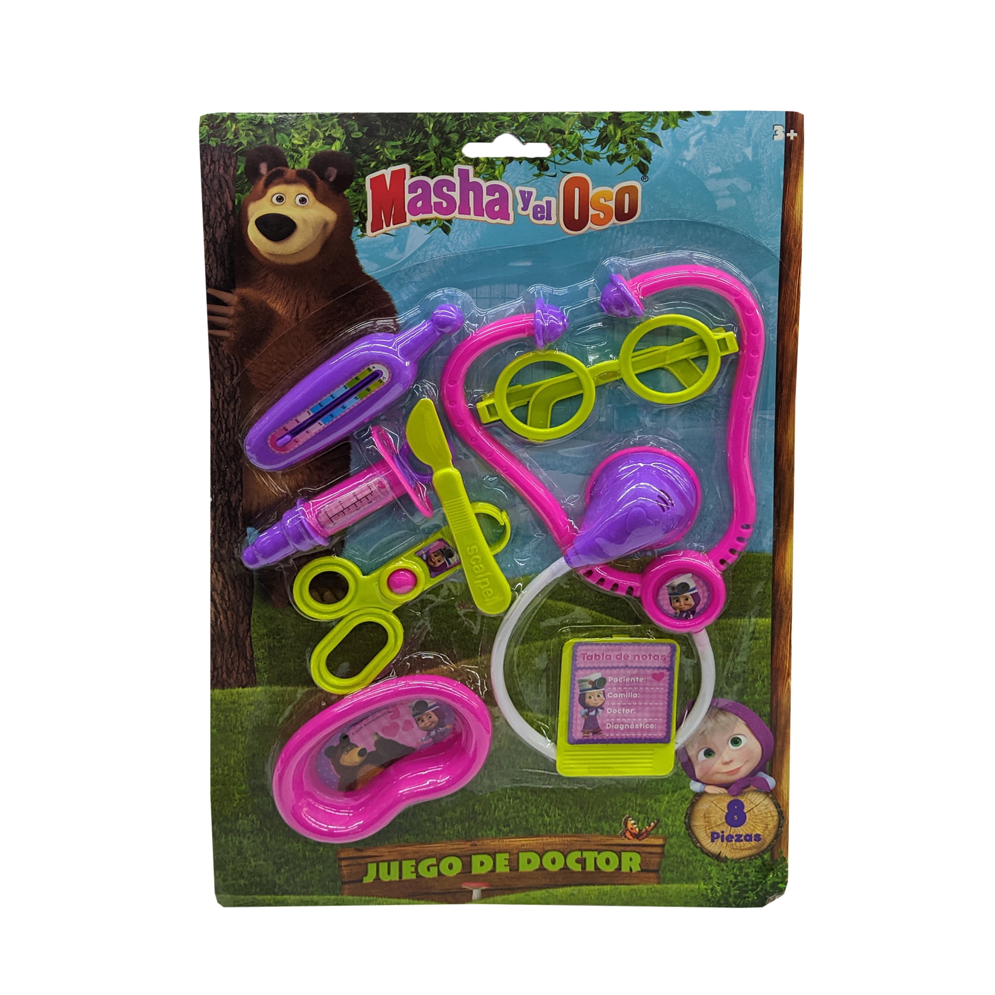 Set de Doctor Golden Toys Masha y el Oso
