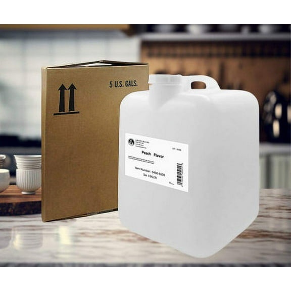 LorAnn Oils Super Strength Peach Flavor, 5 Gallon Pail - Ideal for Baking and Candy Making