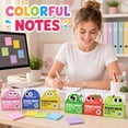 thumbnail image 2 of 6pcs Glitter Transparent Sticky Notes,Pull Out Sticky Notes with Cute Fruit Dispensers,Clear Memo Pads for Book,Office,Bible, 2 of 7