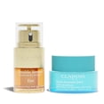 thumbnail image 1 of Paquete de crema Clarins Double Serum Eye & Hydra-Essentiel, 1 of 6