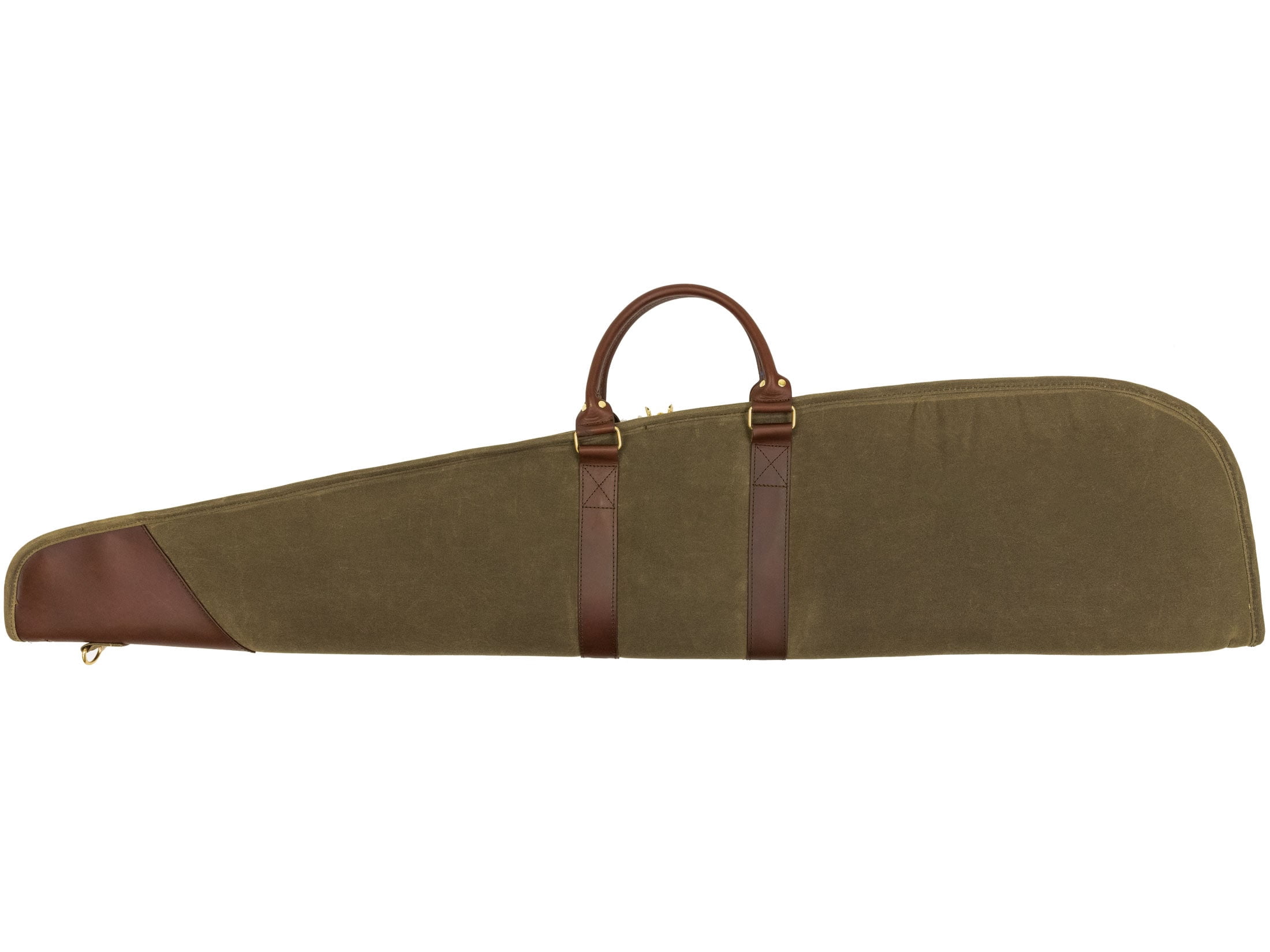 MidwayUSA Waxed Canvas Shotgun Case 46" Olive Brown