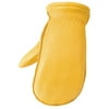 Tan Premium Fleece-lined Glove-insert Deerskin-leather Mittens