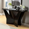 thumbnail image 4 of Furniture of America Avens Contemporary Wood Geometric Sofa Table in Black, 4 of 4