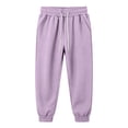 thumbnail image 3 of OGLCCG Kids Boys Sweatpants Fleece Drawstring Workout Athletic Jogger Pants with Side Pockets Cuff Bottom Active Pants Size 12, 3 of 6