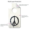 thumbnail image 4 of DistinctInk Custom SKIN / DECAL compatible with OtterBox Commuter for iPhone X / XS (5.8" Screen) - Paris Peace Symbol - Show Your Love of Paris, 4 of 5