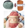 thumbnail image 3 of Colorful T-shirt Yarn Knitting Yarn Polyester Fabric Strips for DIY Weaving and Sewing Crocheting Project Blanket, 3 of 5