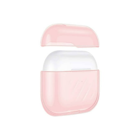 SaharaCase - Hybrid Flex Series Case for Apple AirPods 3 (3rd Generation) - Transparent Pink