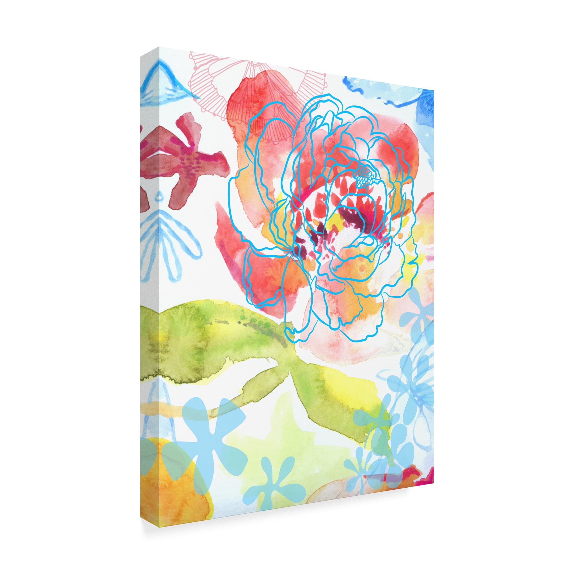 Trademark Fine Art 'Blossoms in the Sun II' Canvas Art by Delores Naskrent