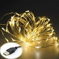 thumbnail image 2 of Fairy Lights String Lights Fairy String Lights Fairy Lights USB Powered String Lights Holiday Lights Fairy String Lights For Party Wedding Festival Bedroom Table Decoration, 2 of 7