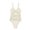 Beige, variant on Huowey Swimwear Suit Women Monokinis Bathing Tummy Control Ruched Swimsuits V-Neck Swimwears Bohemian Bathing Suit Honeymoon Cruise Trendy Wear