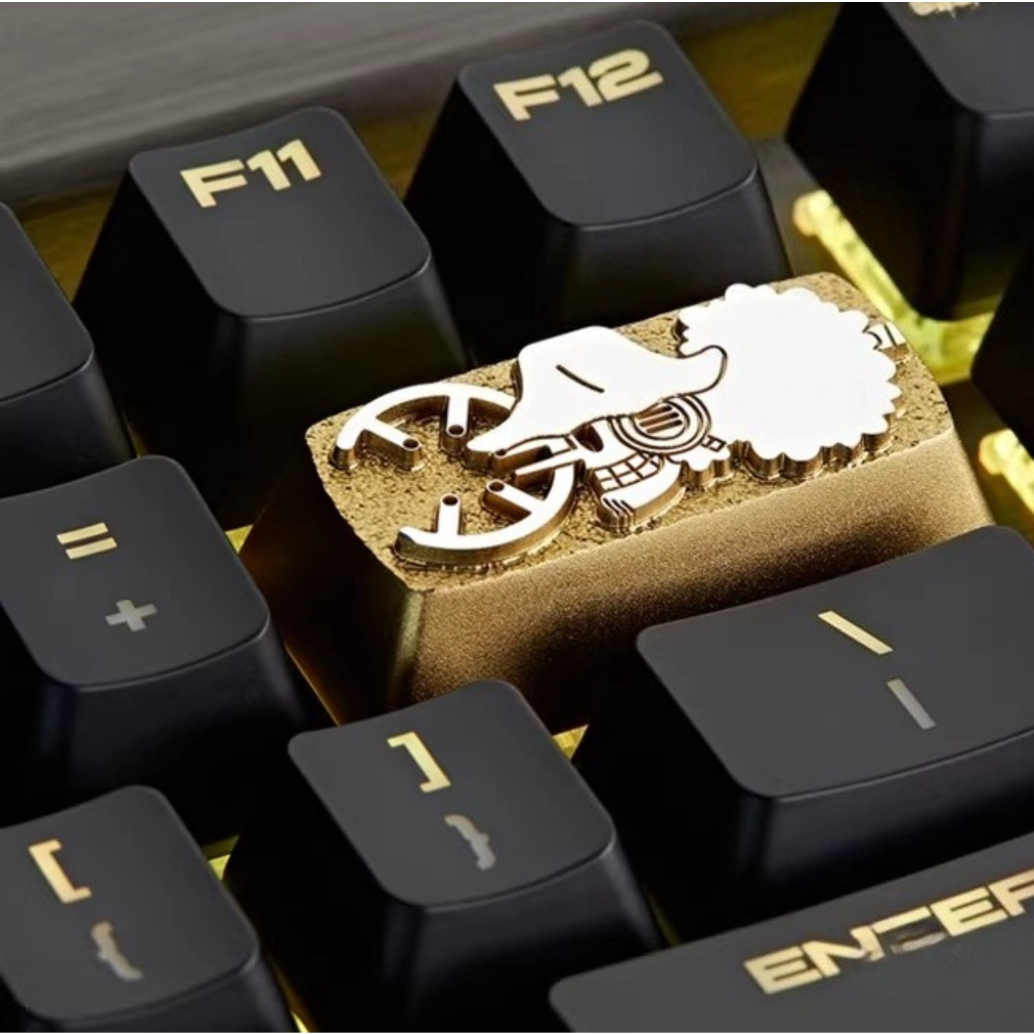 Anime Nautical Theme Keycap for Mechanical Keyboard, MDA Profile Single Artisan Keycap Cute & High-Quality Customizable Accent