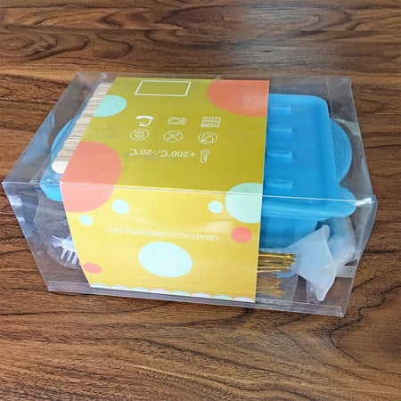 

Ice Cream Silicone Mold DIY Popsicle Molds Ice Mould Handmade Ice Box with Cover Summer Creative Homemade Ice Cream Tubs