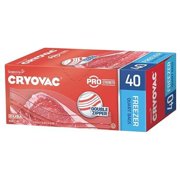 Cryovac One Quart Freezer Bag Dual Zipper, 1 Qt, 2.5 Mil, 7 X 7.94, Clear, 360/carton