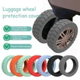thumbnail image 2 of Opvise 8-Pack Silicone Luggage Wheel Covers - Anti-Slip Noise Reduction, Shock-Absorbing Protectors for 4.3-6cm Wheels, Waterproof & Durable Travel Accessories, 2 of 8