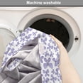 thumbnail image 6 of Butterfly Dog Crate Cover, Continuous Pattern of Monotone Abstract Winged Delicate Animal, Easy to Use Pet Kennel Cover Small Dogs Puppies Kittens, 7 Sizes, Lavender Blue and Dark Grey, by Ambesonne, 6 of 6
