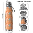 thumbnail image 3 of Modern 29oz Stainless Steel Insulated Thermos with Tea Filter, 360° Printed Travel Bottle, Leakproof BPA-Free Flask with Anti-Slip Base, 304 Inner & 201 Outer, Vacuum Cup, 3 of 6