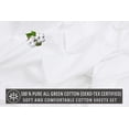 thumbnail image 7 of RUVANTI 100% Cotton Sheets - Crispy Cooling Percale Sheets for Queen Size Bed, Breathable & Durable Queen Sheet Set, 16 Inches Deep Pocket Bed Sheets, Optical White, 4 Pieces, 7 of 7
