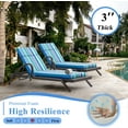 Chaise Lounge Cushions Outdoor Furniture, HighDensity Foam Chair