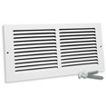 thumbnail image 1 of Tapa de ventilación Return Air Rates Sierra Rates, 14 x 6 cm, acero blanco, 1 of 6