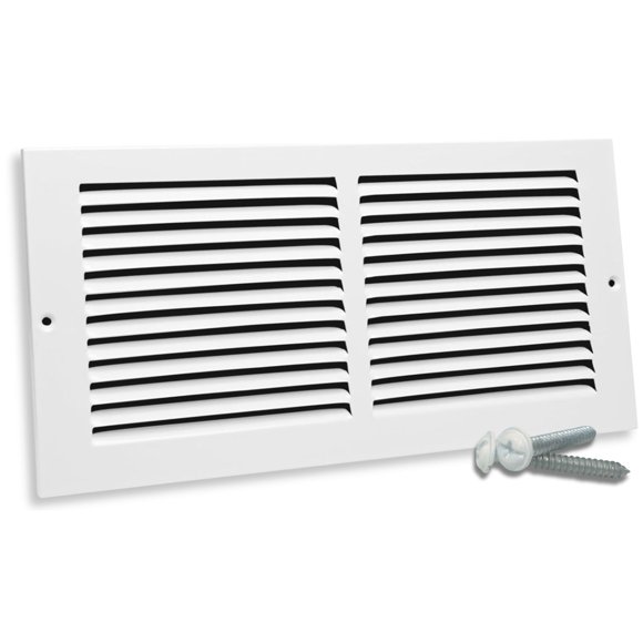 Tapa de ventilación Return Air Rates Sierra Rates, 14 x 6 cm, acero blanco