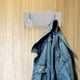 thumbnail image 5 of Gancho adhesivo de acero inoxidable para colgar en la pared del hogar, colgador para toalla, ropa, sombrero (ganchos dobles con gancho recto), 5 of 8