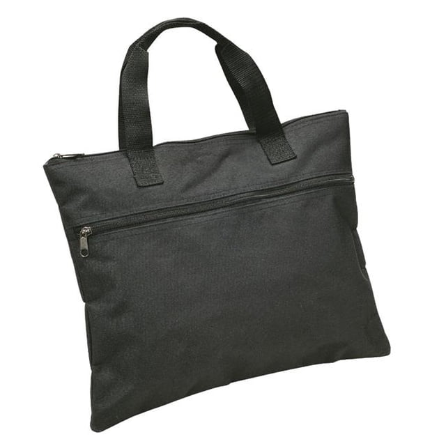 Debco P3949 Top Zipper Closure Underarm Business Brief - Black