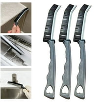 3pcs Crevice Cleaning Brush, Multifunctional Hard-Bristled Gap Scrub Brush, 2025 New Multifunctional Gap Cleaning Brush Tool, Dead Corners Brushes for Bathroom Kitchen Tiles Window Door Slots