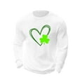 thumbnail image 3 of Posijego Big and Tall Mens St Patrick's Day Shirt Slim Muscle Long Sleeve Basic Tee Shirts Stretch Pullover Tops, 3 of 5