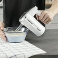 thumbnail image 6 of Farberware Cordless Rechargeable 3 Speed Hand Mixer, White, New, 6 of 11