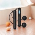 thumbnail image 1 of Peggybuy Ropeless Jump Rope Cordless Jump Rope Non Slip Counting Skipping Rope Multi-Function Digital Fitness Jump Rope for Indoor Outdoor, 1 of 6