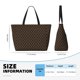 thumbnail image 4 of Fotbe Brown Moroccan Trellis Bolsa de Viaje para Playa - Resistente al Agua, Bolsa Tote de Gran Capacidad y Ligera con 7 Bolsillos para Mujeres y Hombres, 4 of 7