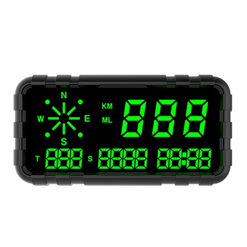 C3012 HUD Speedometer Odometer Compass GPS Digital Display Big Fonts