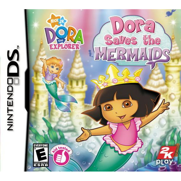 Dora The Explorer Dora Saves The Mermaids Nintendo Ds Walmart - mermaid princess hair roblox id